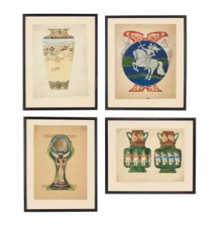 Wileman framed patterns